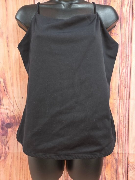 Nine West Tops - Nine West Black Spaghetti Strap Cami Tank Top Size XL